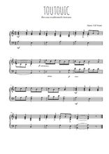Téléchargez l'arrangement pour piano de la partition de berceuse-bretonne-toutouic en PDF